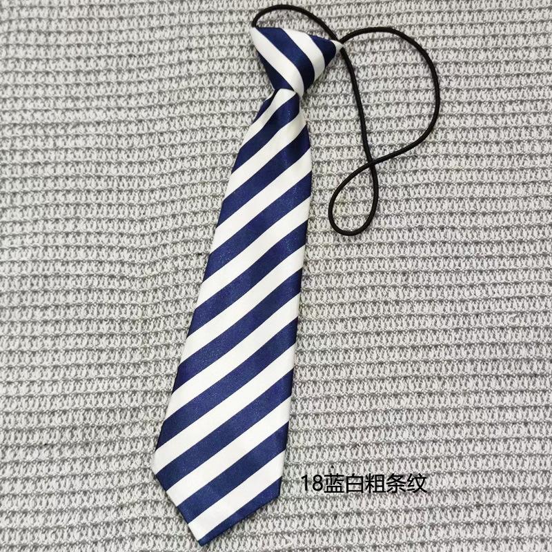 Copii Adult Satin Lucios Imprimat Dungat Buline Fără Nod Cravată Pulover Festival Recuzită Fotografie Val