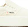 Superga 2347 Organic Slip On Patchwork Beige S2128nwa8g