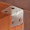 1Pcs Stainless Steel Corner Bracket 90° Right Angle Fixed Bracket for Wood Furniture Bedframe Cabinet L Shaped Brackets Angle