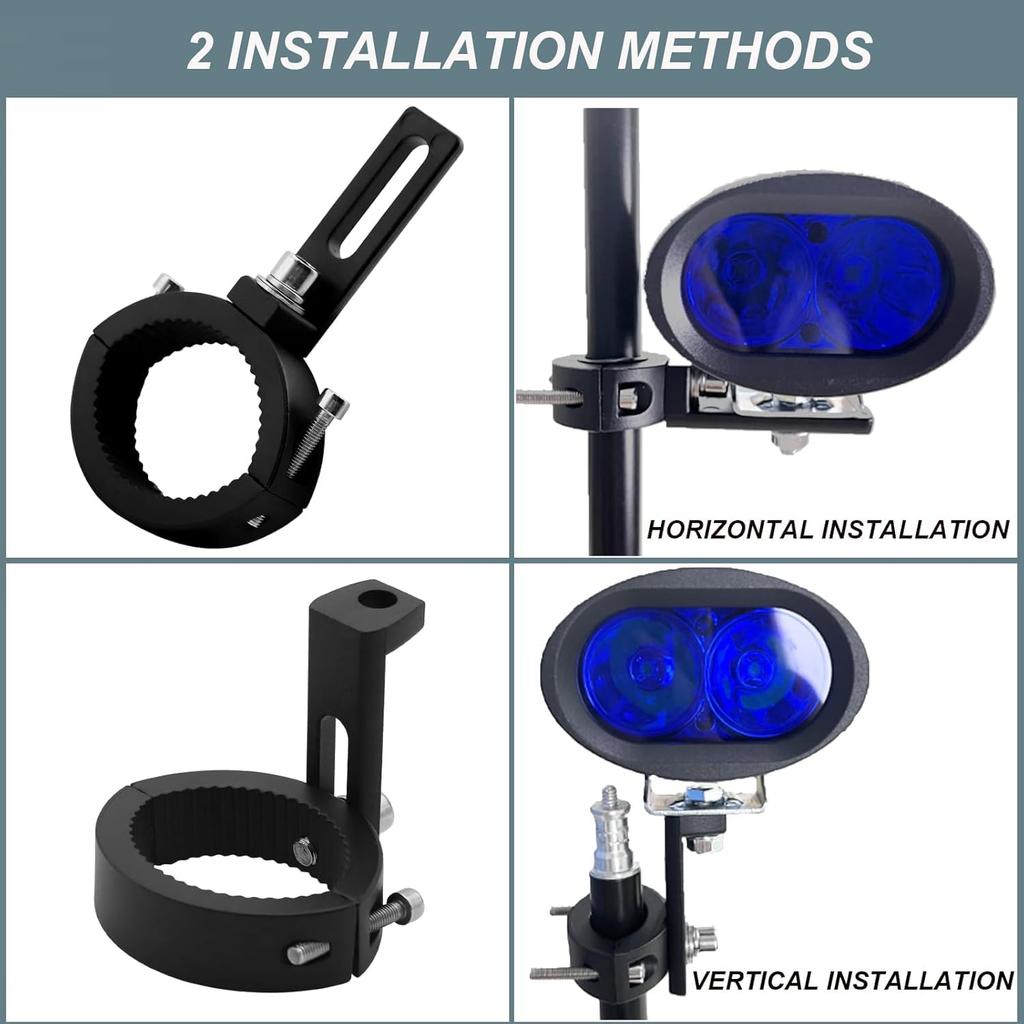 Fog Lamp Stays, Universal for Motorcycles, Fog C-Bracket-HG-4.5+6.5