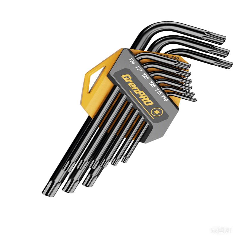 GREENER Extended Hex Key & Torx Wrench Set