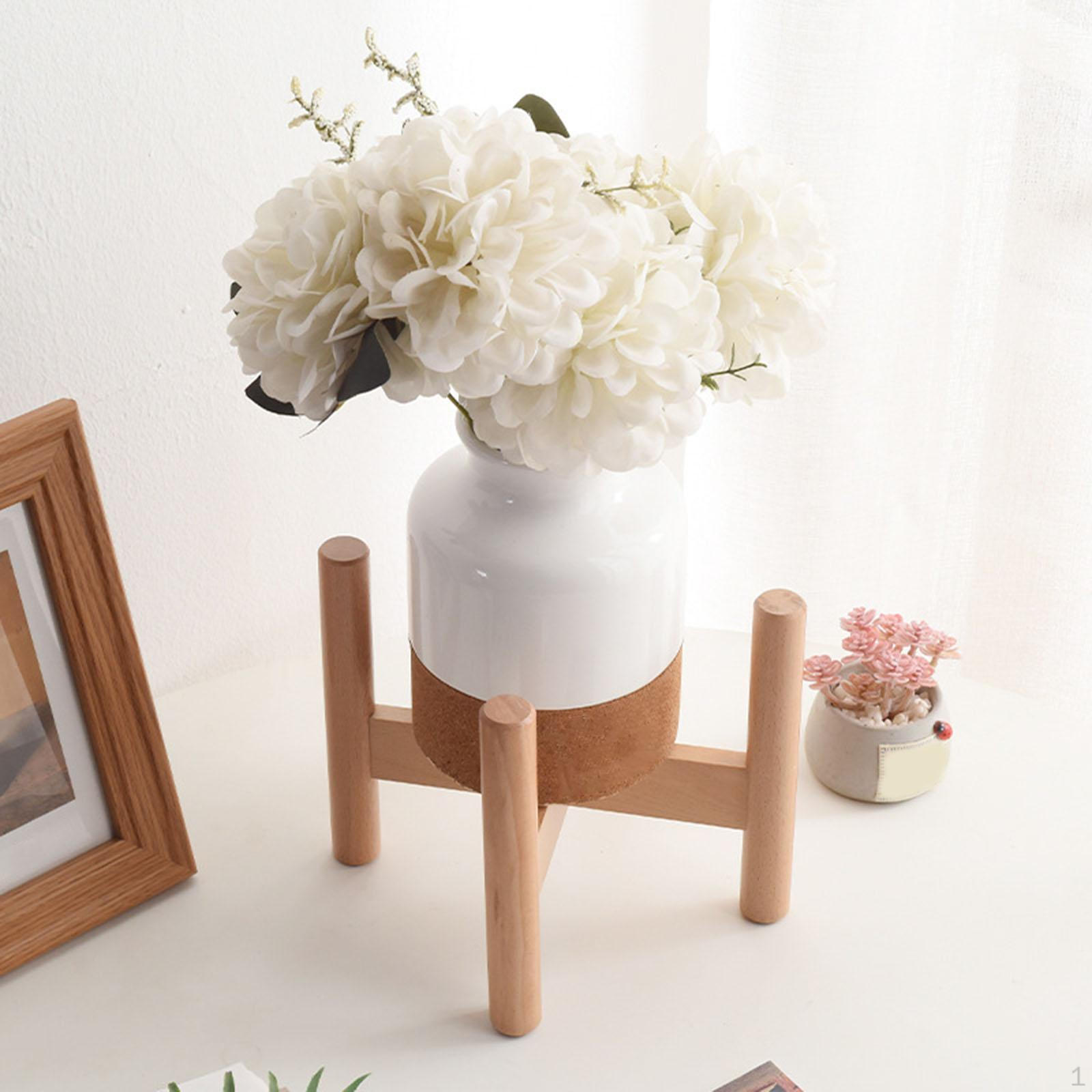 

Деревянная подставка для растений, держатель для горшков, полка, современная стойка для комнатных растений в горшках, для балкона, столовой