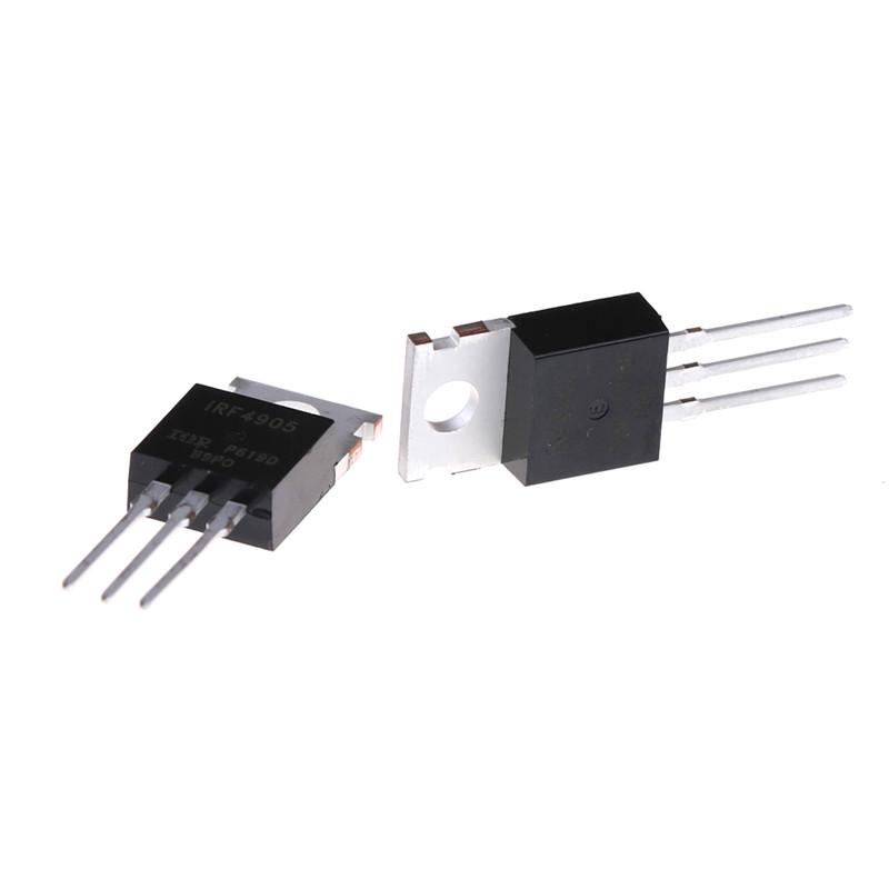 10шт Irf4905 Irf4905Pbf Power Mosfet 74A 55V P-Channel Ir To-22