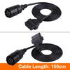 Akozon ICOM-D Motorrad Motorrad 10 Pin auf 16 Pin OBD2 Adapter Stecker Diagnosekabel