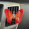 Ornamento da Console Auto a Farfalla Ricamata - Decorazione Curativa Bizzarra