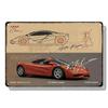 Metal Tin Signs Plaque Classic Cars Wall Decoration Vintage Art Posters Iron Painting for Man Cave Home Cafe Game Room Club Bar