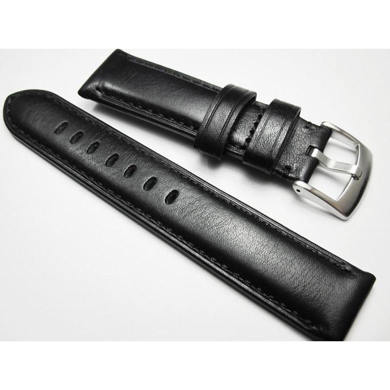 

Ремешок для часов из толстой коровьей кожи 20 21 22 мм, роскошный черный, ручной работы, винтажный мужской браслет из дермы, кожаный ремешок на запястье, ремень, аксессуары 21mm