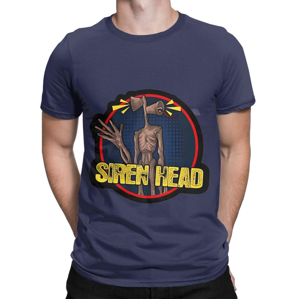 Serin Head Meme Novelty Graphic 100 Cotton TShirt Siren Head Tees Tops For Unisex