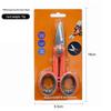 Professional Fishing Scissors - Serrated Stainless Steel Multi-functional Braided Line Cutter