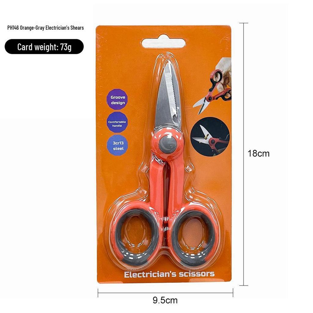 Professional Fishing Scissors - Serrated Stainless Steel Multi-functional Braided Line Cutter