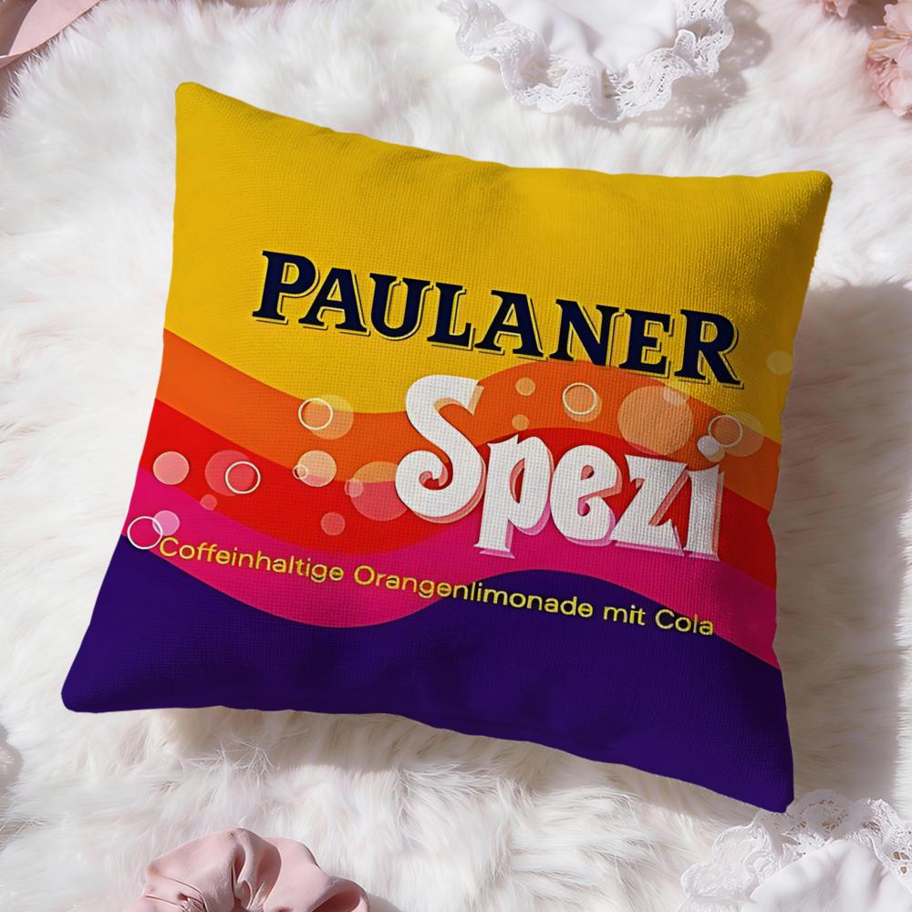 

band p-Paulaner Spezis Cushion Cover Premium Comfort Reversible Pillow Cove -Two in One Design for Any Room & Car Interior 30cmx30cm