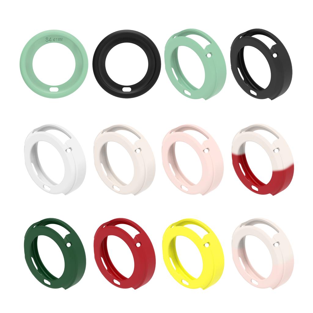 Beskyttelsesdeksel i silikon til Xiaomi Mi Watch S4 41MM Erstatningstilbehør Rammedeksler Skjermbeskyttelsesdeksel hot