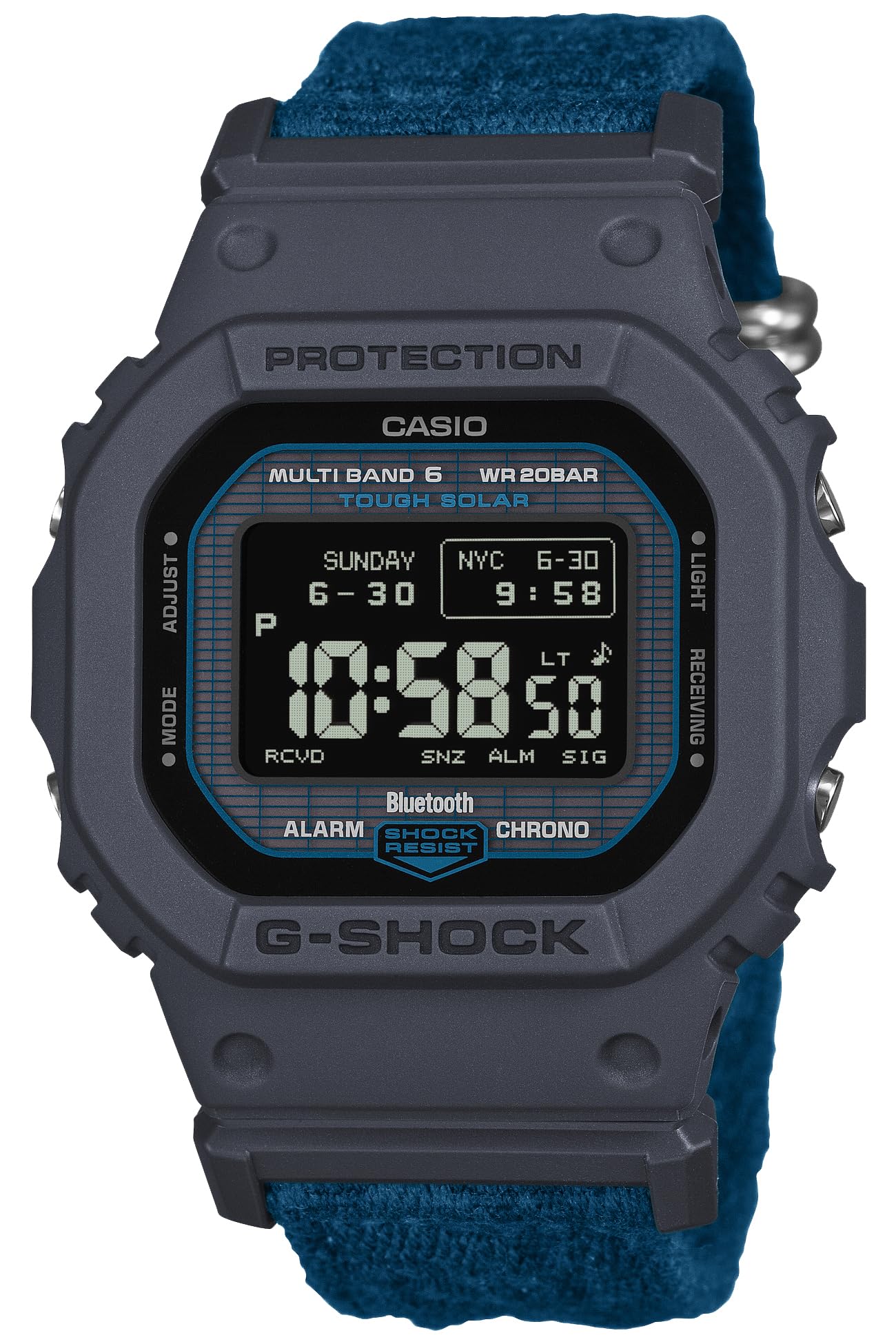 

Casio G-SHOCK Bluetooth Radio Solar Watch GW-BX5600CBG-2JR Men s Navy Environmentally Friendly Material
