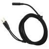 2in 1 Adapter Headphone Audio Cable Fit for Kingston HyperX Cloud Stinger Cloud Mix Cloud Alpha