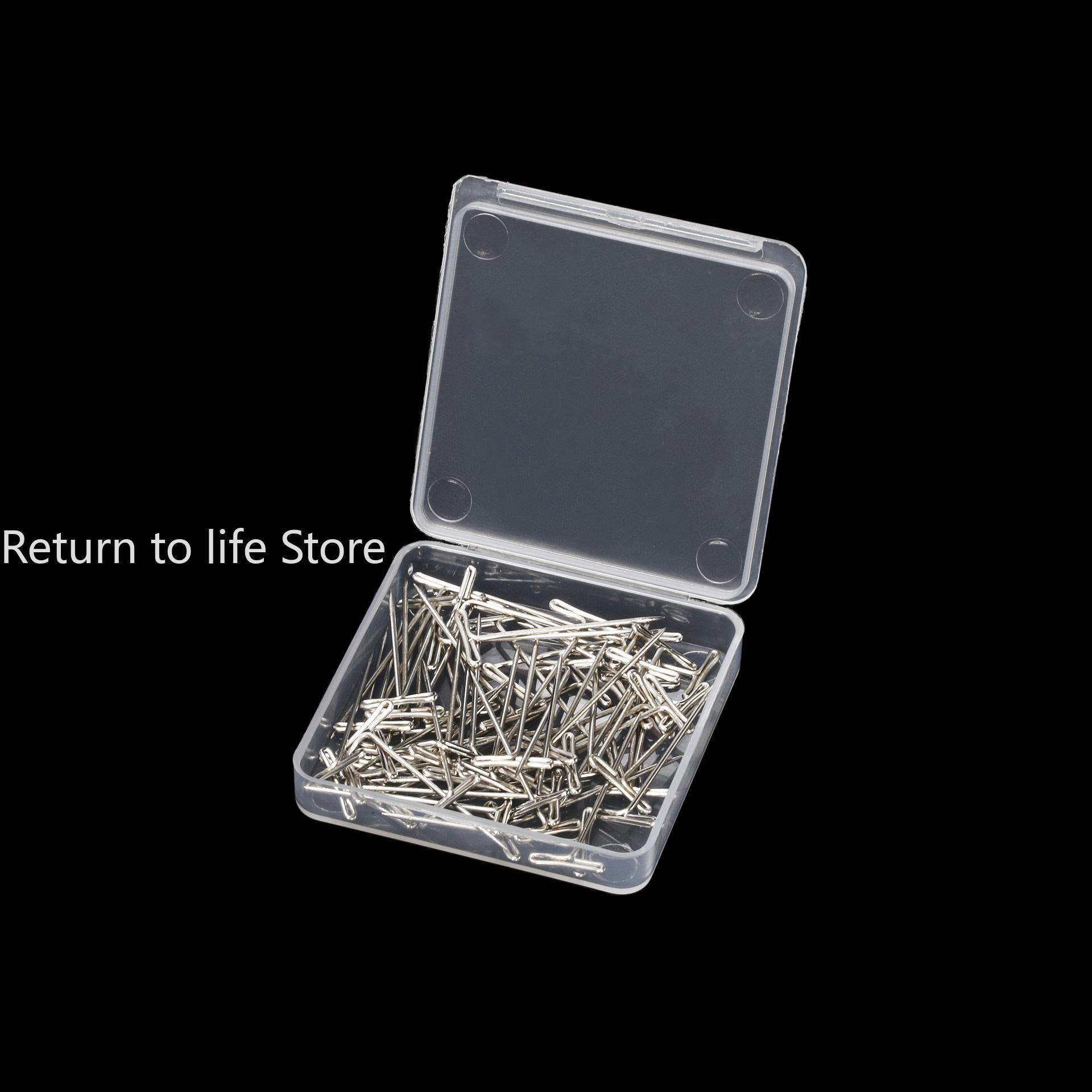 

50pcs T Pins Needle Sewing Quilting Pins Blocking Knitting Pins for Knitting Crocheting Needlework