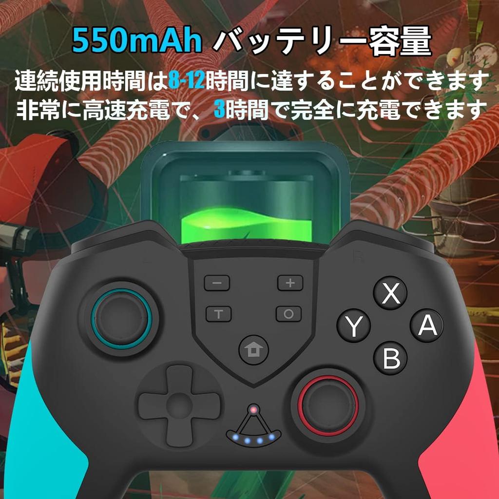 OOOUSE Switch 2 Controller New Compatible with Switch with Back Turbo HD Pinhole Wireless Bluetooth 550mAh High Hours of Continuous Japanese