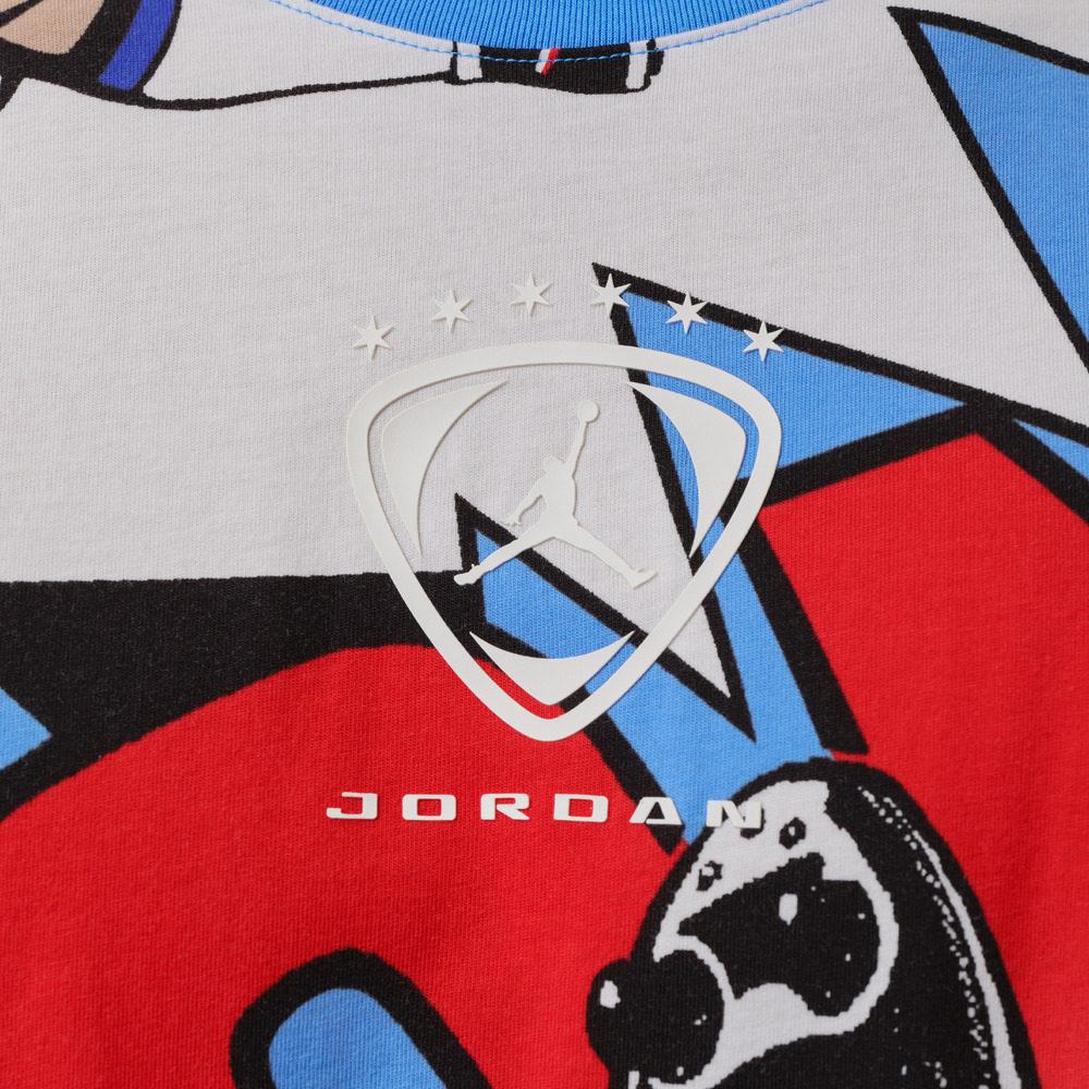 Jordan As M J Brk Fc Hbr Gfx Ss Crw Sports Leisure Full Print Short Sleeve T-Shirt Men Tops IO0013-100