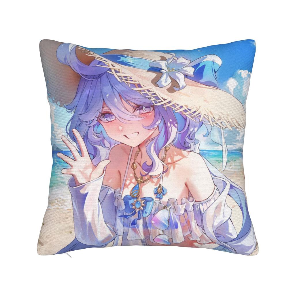 Genshin Impact Poster Pillowcase Printed Fabric Cushion Cover Decoration Anime Game Pillow Case Cover Bedroom Drop Shipping