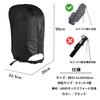 East Leaf Golf Bag Hood Cover, Waterproof, Foldable, Black, Fits 8.5-9.5 Inch Golf Bags