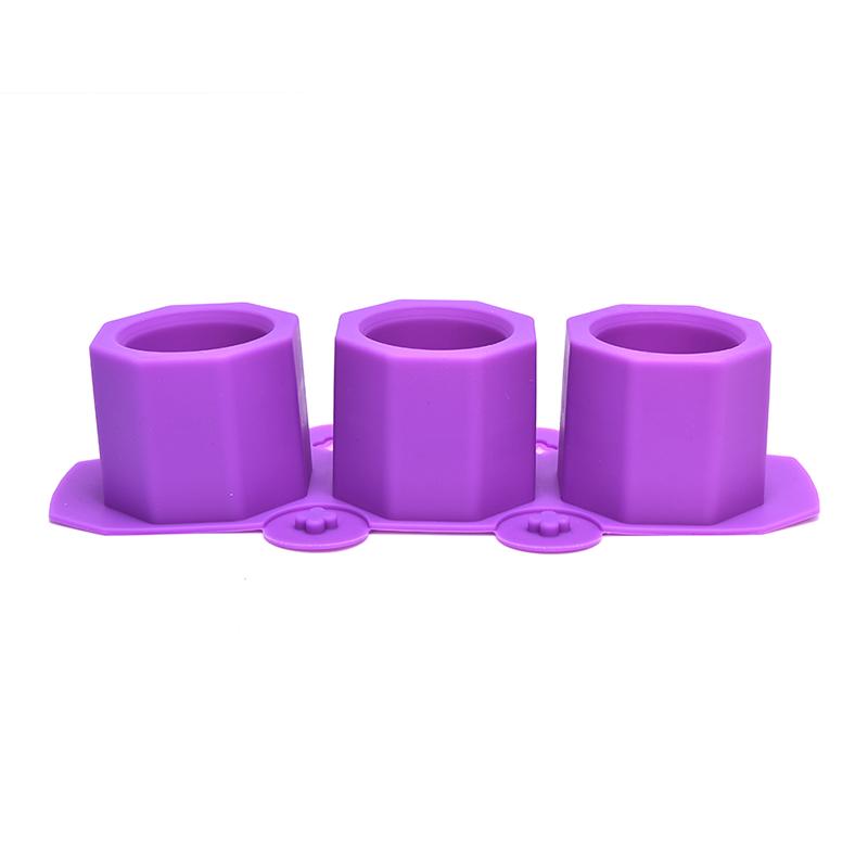 Geometric Silicone Pot Mold Clay Concrete Succulent Flower Cement Pot Cup Mold