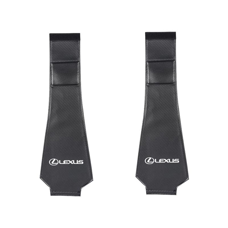 Car Leather Headrest Cover Front Rear Seat Pillow Protective Set For Lexus RX300 IS200 IS250 ES350 Ct200h UX250h NX300h ES300h