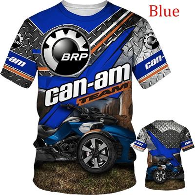 BRP Can-Am Extrem Sport Schnelltrocknend Atmungsaktiv Herren Moto Renn T-Shirt Tischtennis Team Training Kurzarm Oberteil Kleidung