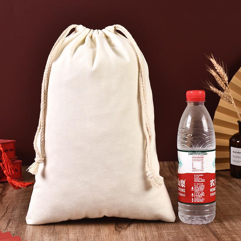 Borsa in Tela con Coulisse Disponibile per Farina, Riso, Polveri o Regali