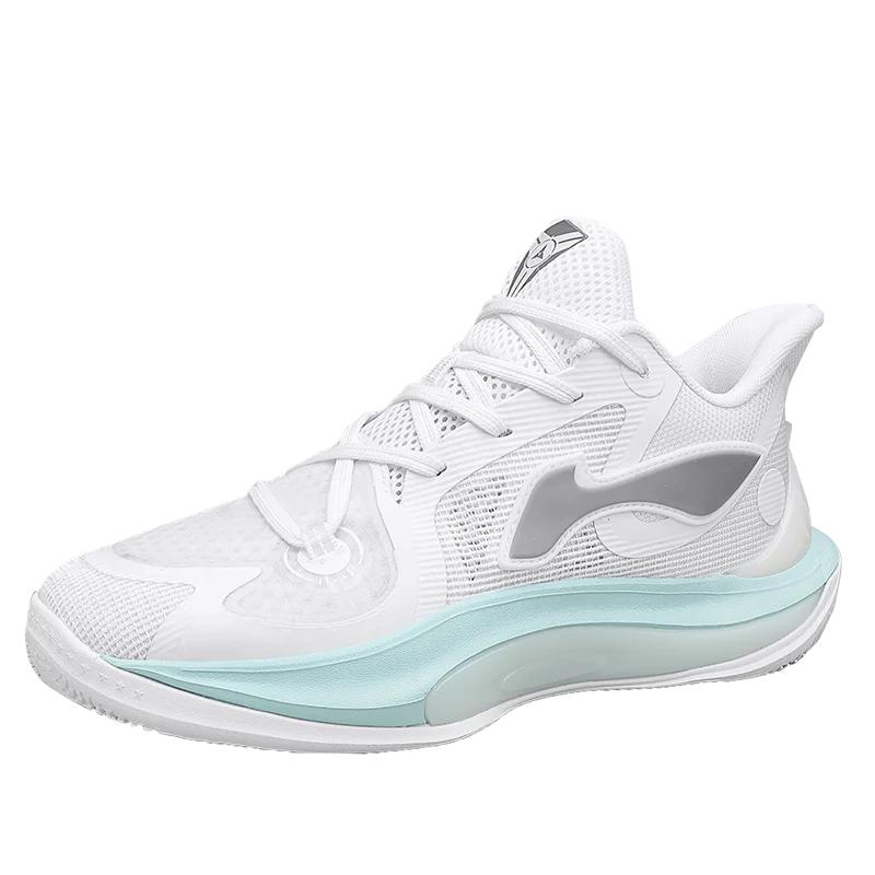 Shock-absorbing Combat Basketball Shoes Men 2024 New Youth Sports Students Professional Breathable Non-slip Sports Footwear