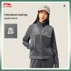Li-Ning Women's Retro Fleece Stand Collar Cardigan