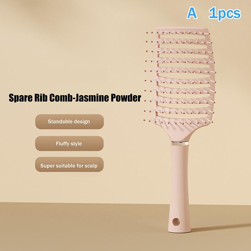 Detangling Hair Brush With Air Cushion, Anti-Static Styling Comb For Wigs & Curly Hair, Reduces Hair Loss & Boosts Root Volume