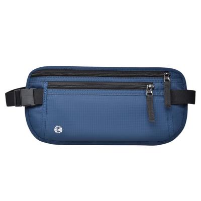 Passport Skimming Security Overseas Belly Pickpocket Disaster Prevention Crime Convenient Item [Azul Mar] Case, Prevention, Thin, Pouch, Travel, Band,