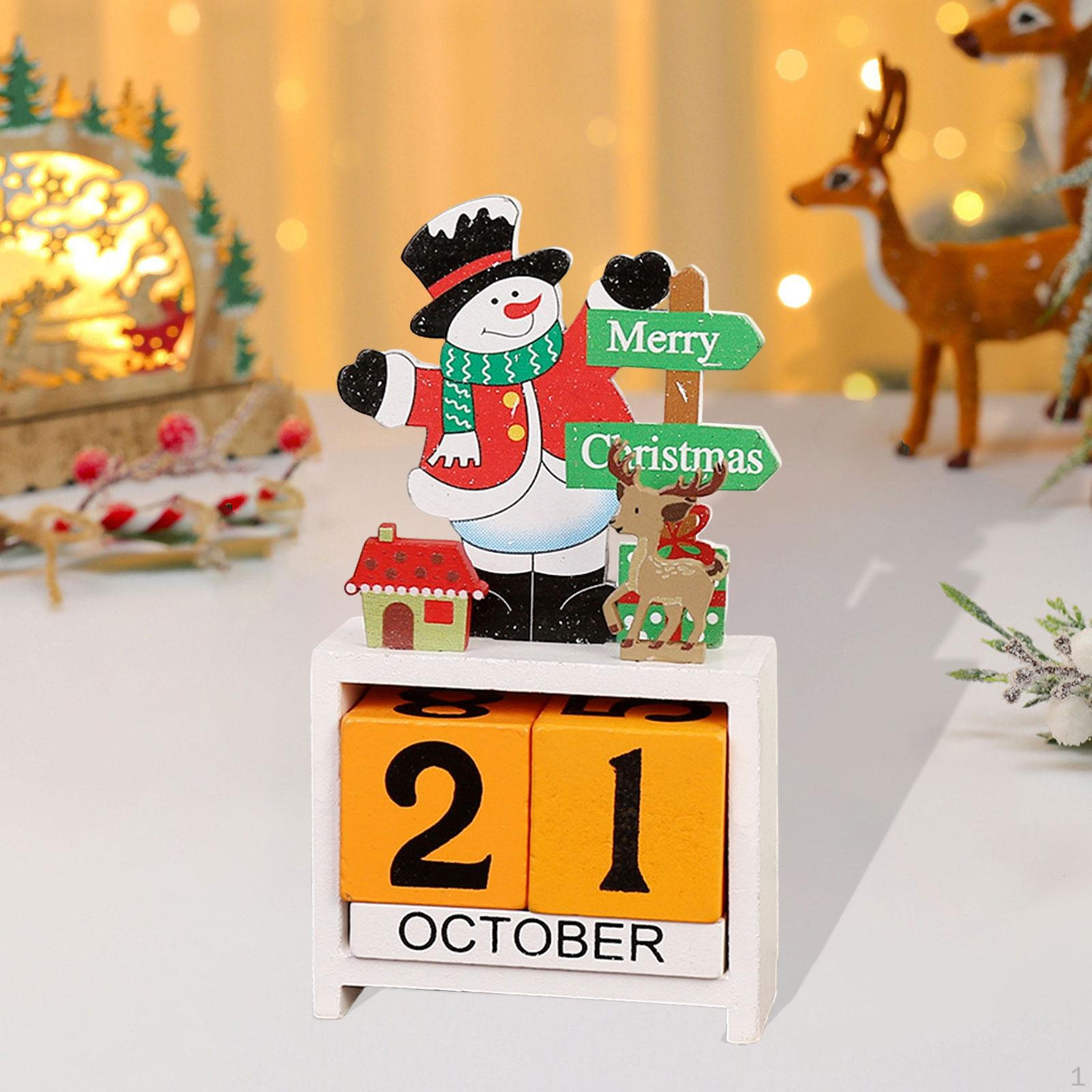 

with Calendar Funny Tabletop Xmas for Room Decoration Style A