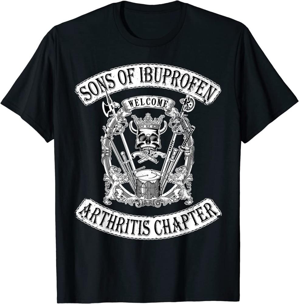 Sons of Ibuprofen Arthritis Chapter Funny Old Biker T-Shirt T-Shirt Unisex T-Shirt XXL