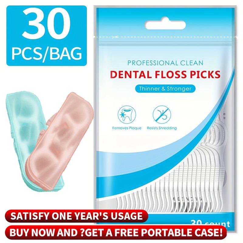 600/300/150/50/30pcs Fine Sliding Dental Floss Sticks, Complimentary Convenient Dental Floss Box