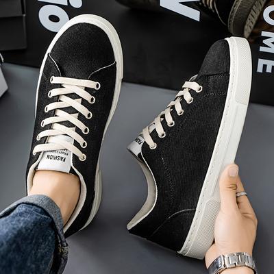 Autumn Match Men's Board Shoes Tide Students' Canvas Shoes Low-top Sports and Casual Men's Shoes Comfortable Breathable Slip-resistant Walking Shoes
