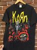 Korn Vintage Nu Metal Zespół Rockowy Czarny T-shirt Unisex z Krótkim Rękawem S-5XL WA0754