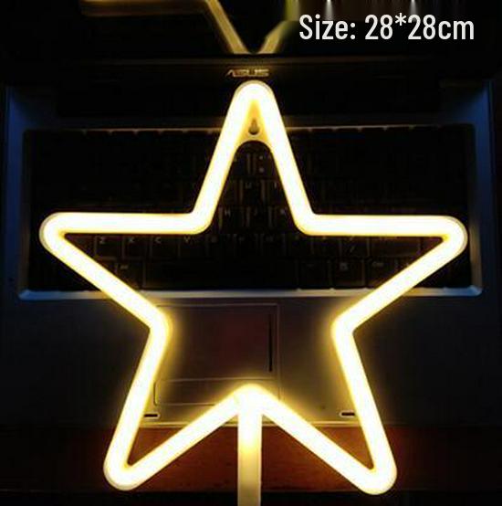 Manufacturer's New LED Neon Light: Lightning Cloud, Planet, Heart, Rainbow – Perfect for Christmas Night Décor.