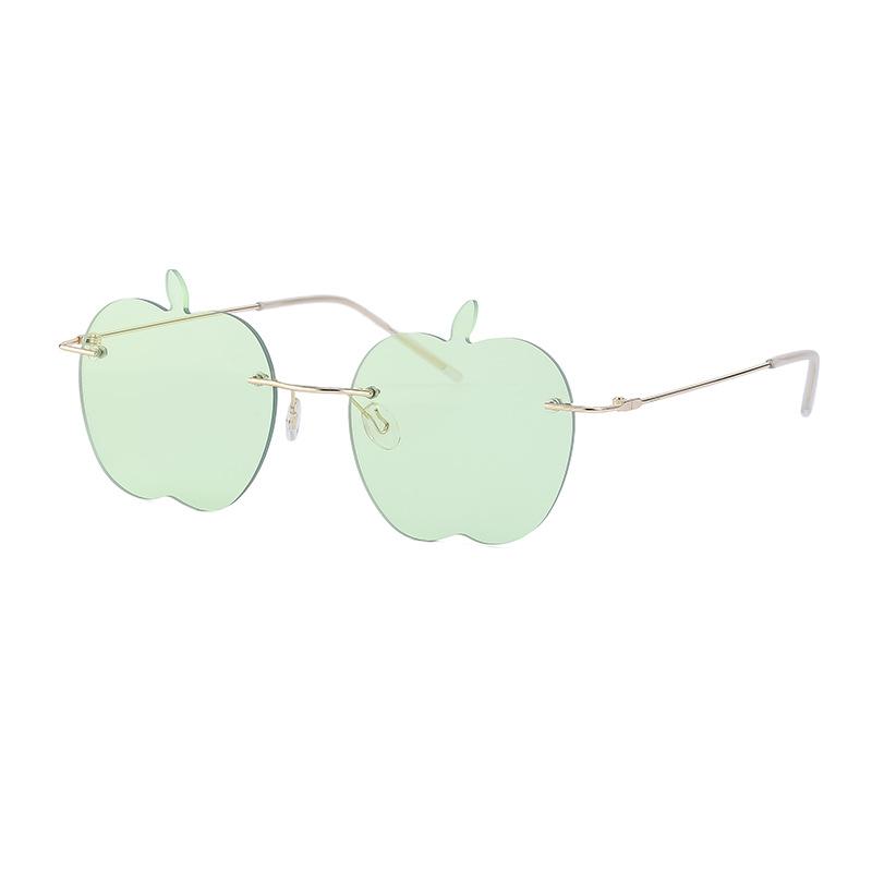 Personalized Sunglasses Ladies Rimless Apple Sunglasses Women'S Tide Party Ball Funny Sunglasses Shades
