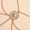 Ethnic Geometric Tassel Anklet: Fashionable Multi-Layer Beach Jewelry