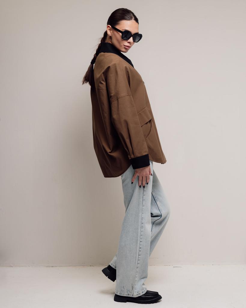 Windbreaker Clasna 229008 46 Brown