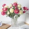 3-Heads Artificial Ranunculus Flowers Arrangement Exquisite A Must- Have for Home And Wedding Decoration