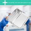 6inch Cleaning Box 304 Stainless Steel Instrument Storage Tray Cleaning Box with Lid