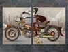 SZKLANA PŁYTA OCHRONNA NA KUCHENKĘ 85x52 MOTOCYKL
