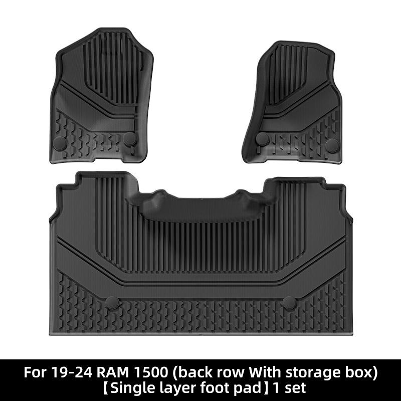 Waterproof Eco-Friendly TPE Car Floor Mats for 2019-2024 Dodge Ram 1500
