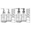 2PCS Soap Dispenser 550ml Glass Bottles for Hand Soap Reusable and Convenient Lotion Bottles Soap Dispensers