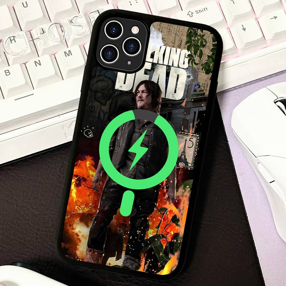 Zombie Walking Movies Dead Phone Case Magnetic Case For IPhone 16 14 13 12 11 15 Pro Max Plus For Magsafe Wireless Charge Cover