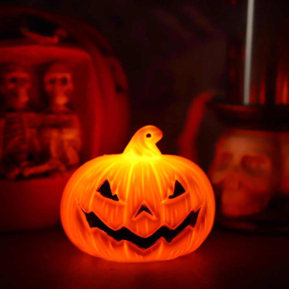 Halloween Pumpkin Lantern & Skeleton Ghost Decorations for Party Atmosphere