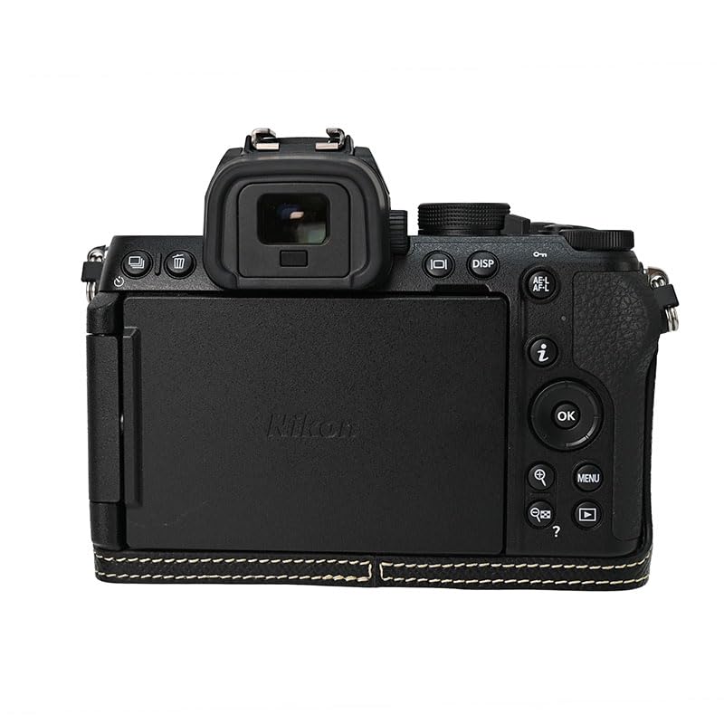 SIUTATDSH PU Leather Camera Case for Nikon Z and Mark II Includes a camera and portable tripod and includes battery Z50II, 50, M2, Cameras. holder,