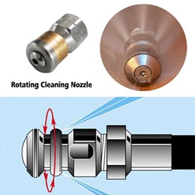 3/8" 1/4"Pressure Washer Drain Hose Nozzle Sewer Clean Jetter Nozzle Home Garden