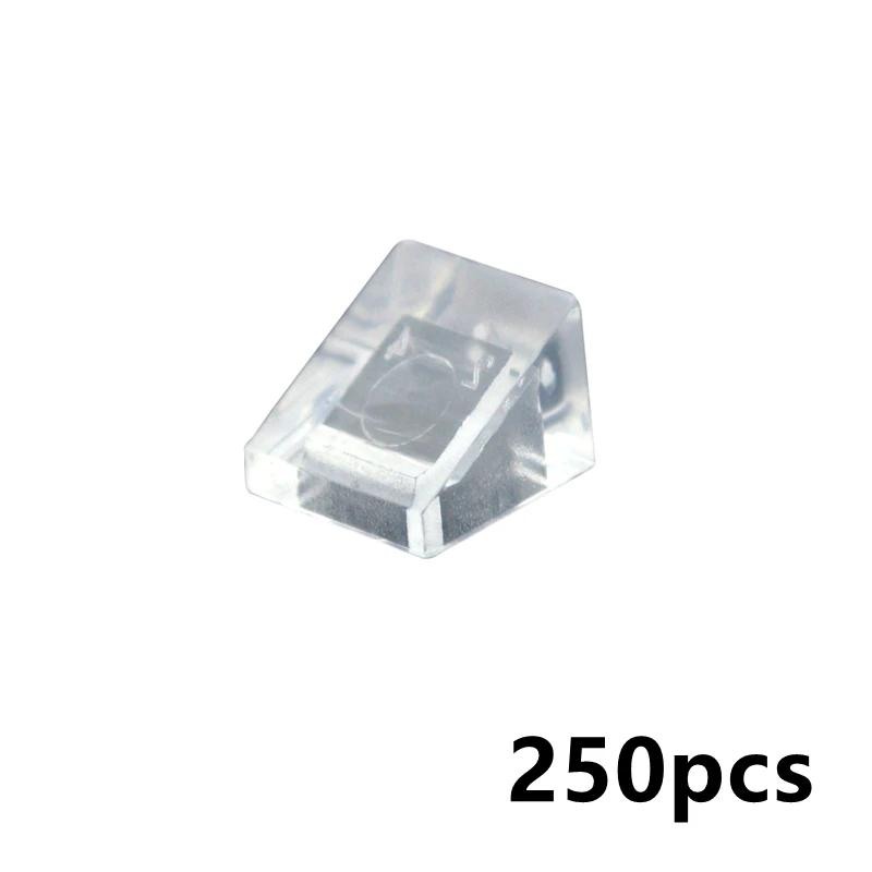 250Pcs Color Building Blocks Figure Smooth Slope Bevel Bricks 54200 1x1 Educational Creative Size Compatible With Toys for Child